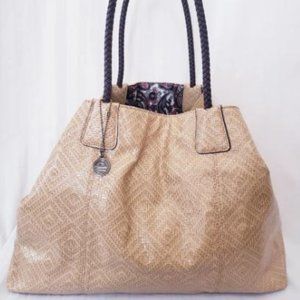 Big Buddha Faux Snake Skin Tote